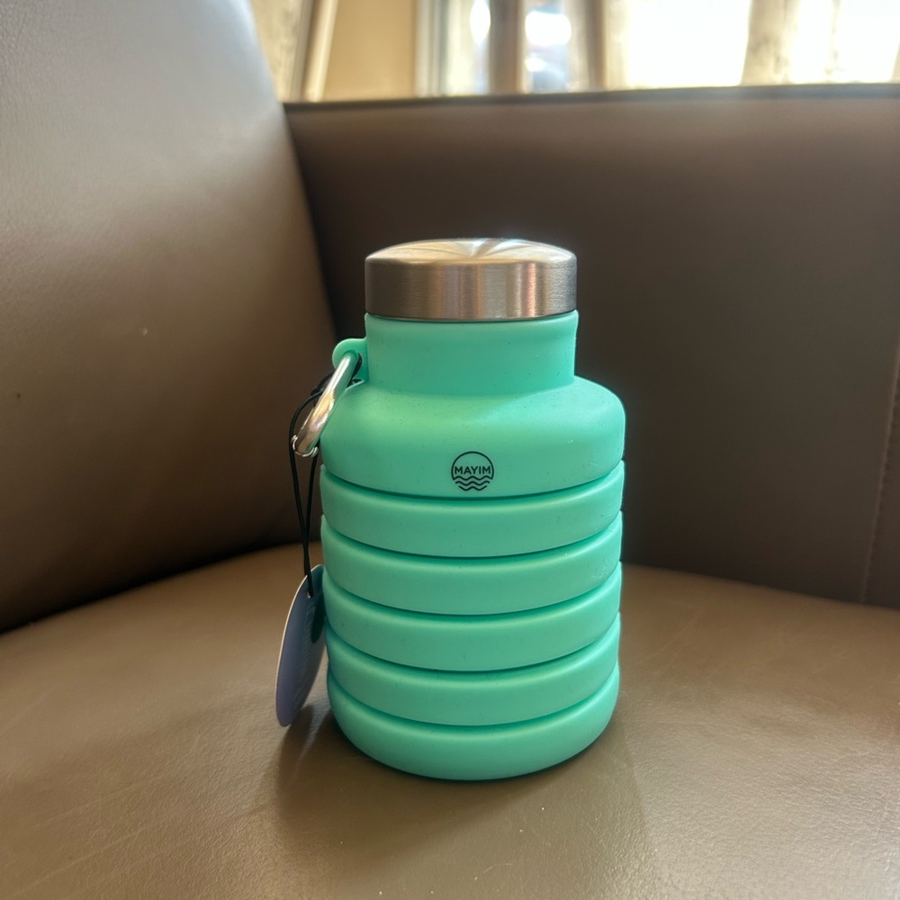 COLLAPSIBLE TEAL/MINT MAYIM WATER BOTTLE